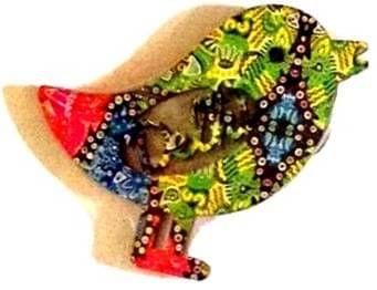 Fridge Magnets Delhi City Bird Shaped in Assorted Artworks