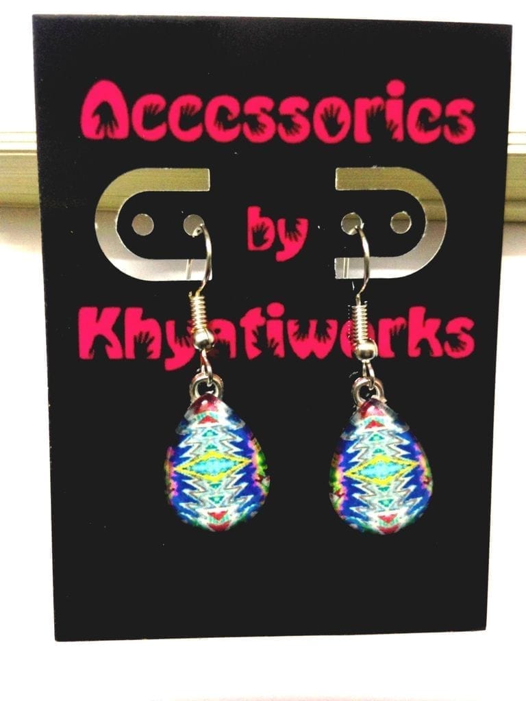 EleKtriK Drop Glass Earrings