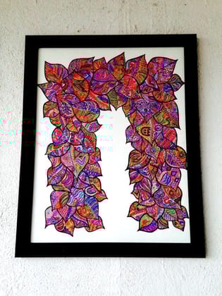 The Gateway to Magic' Framed Canvas Print