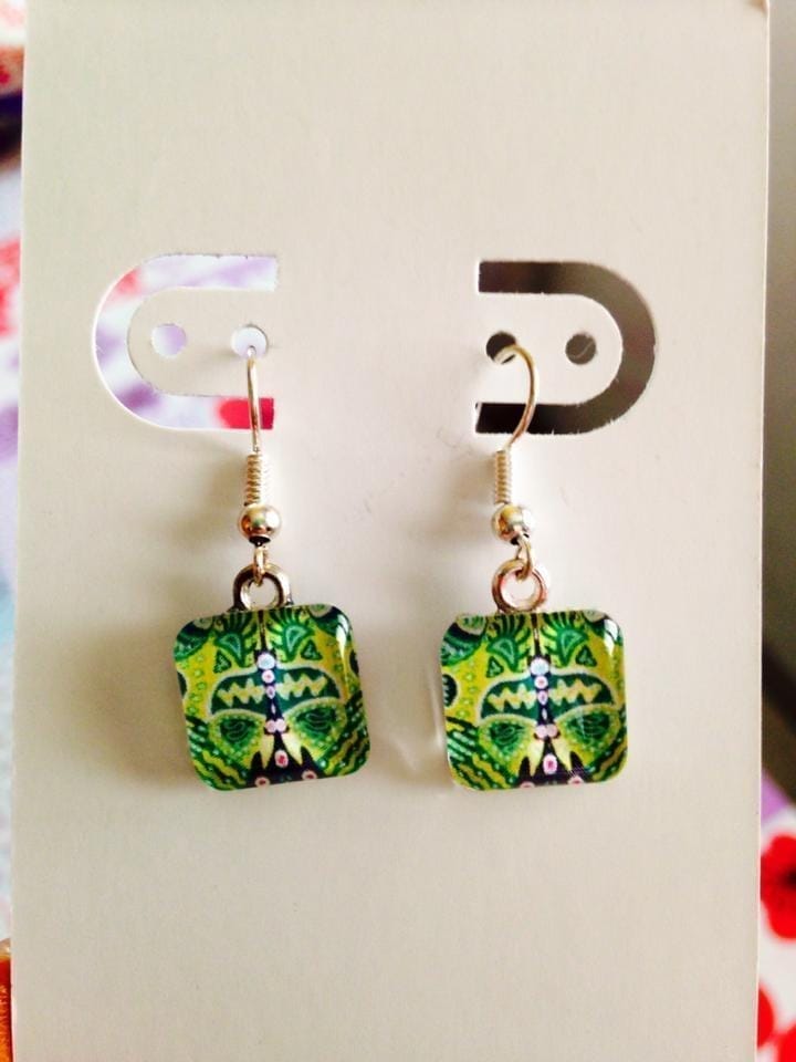 Citrus Blast Glass Earrings