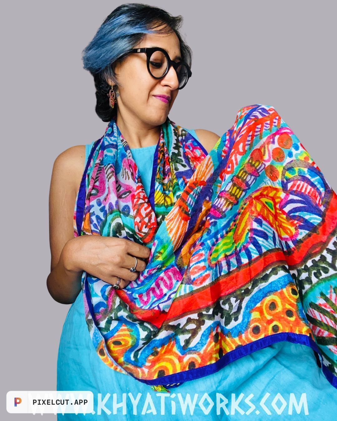 Perfectly Imperfect pure Chiffon Stole