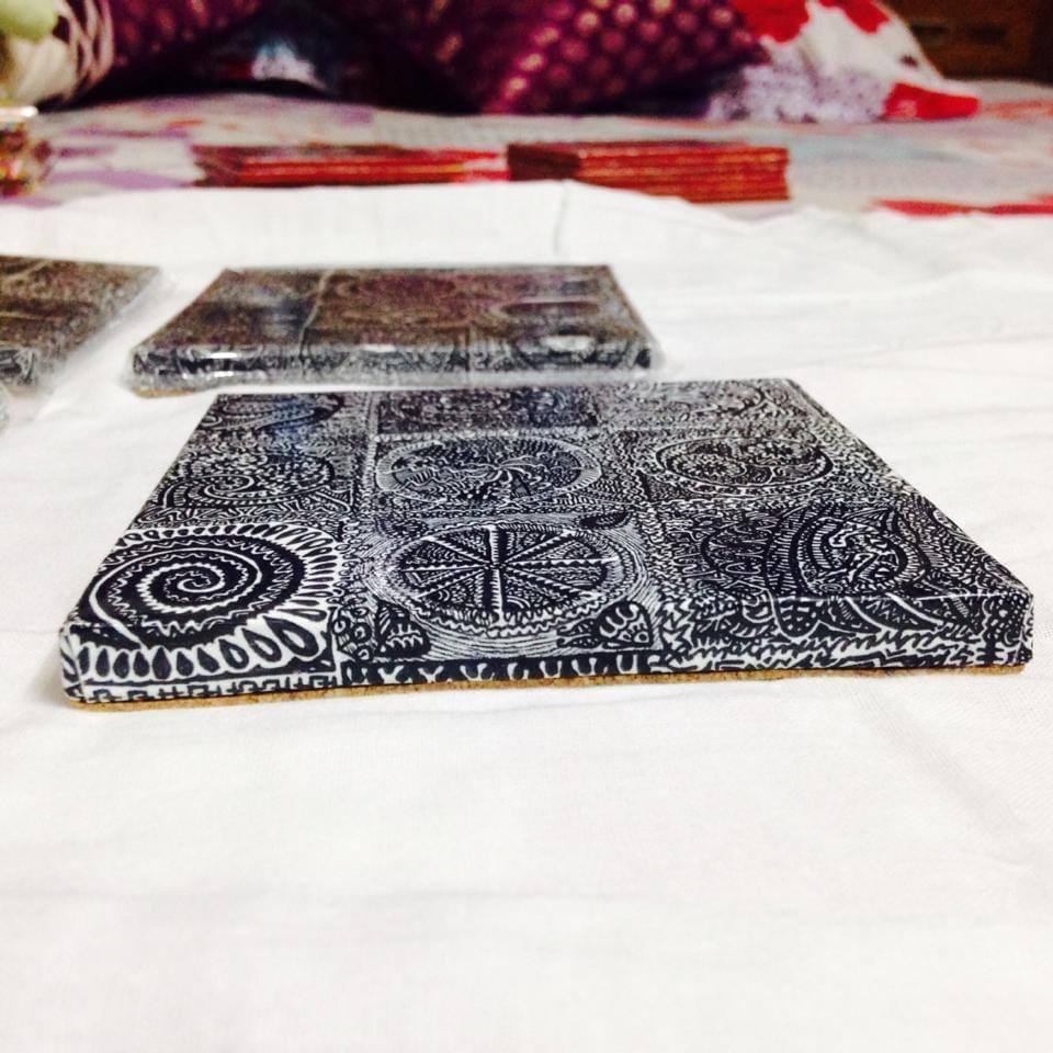 Illu-gination Ceramic Coasters - Set of 2