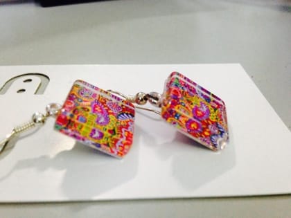 The All-Color Earrings - Simple Squares