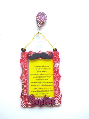 FRAMAGNETO Enigma Art Frame WITH MOUSTACHE - india