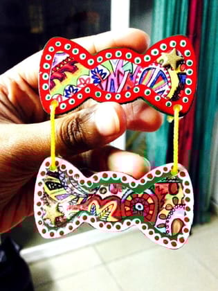 XMas Special Festive Bows Fridge Magnet