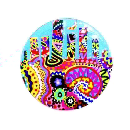 The Big City Wooden Magnet