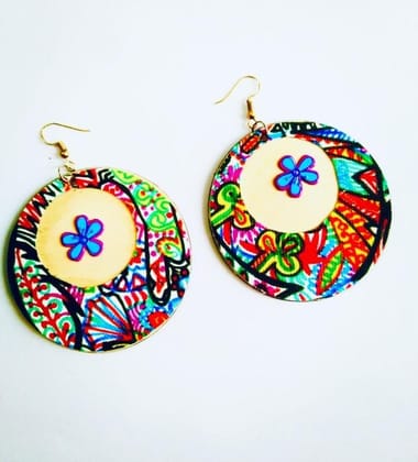 FloraAnthem Round Earrings