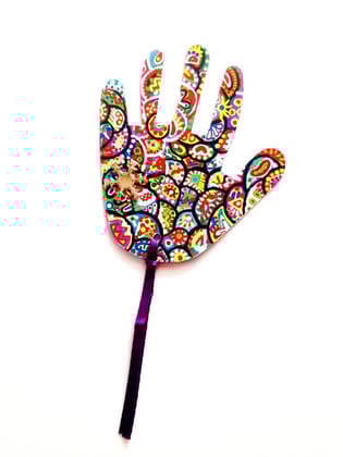 Haath-ee Bookmark with a small embellishment