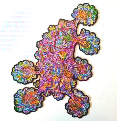 Shrubby - Handpainted Bookmark