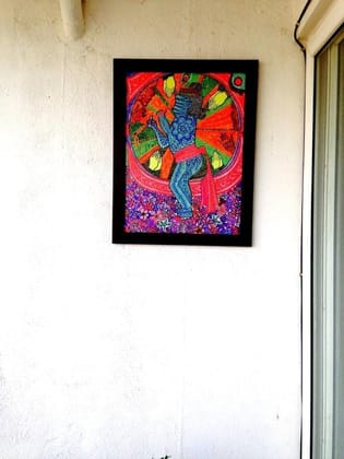 Little Krishna and His Devotees Canvas Print