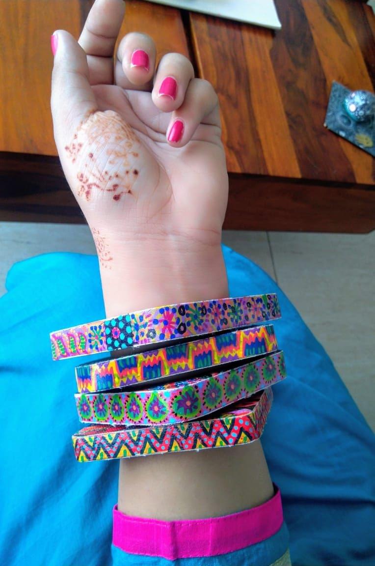 Set of 4 square bangles