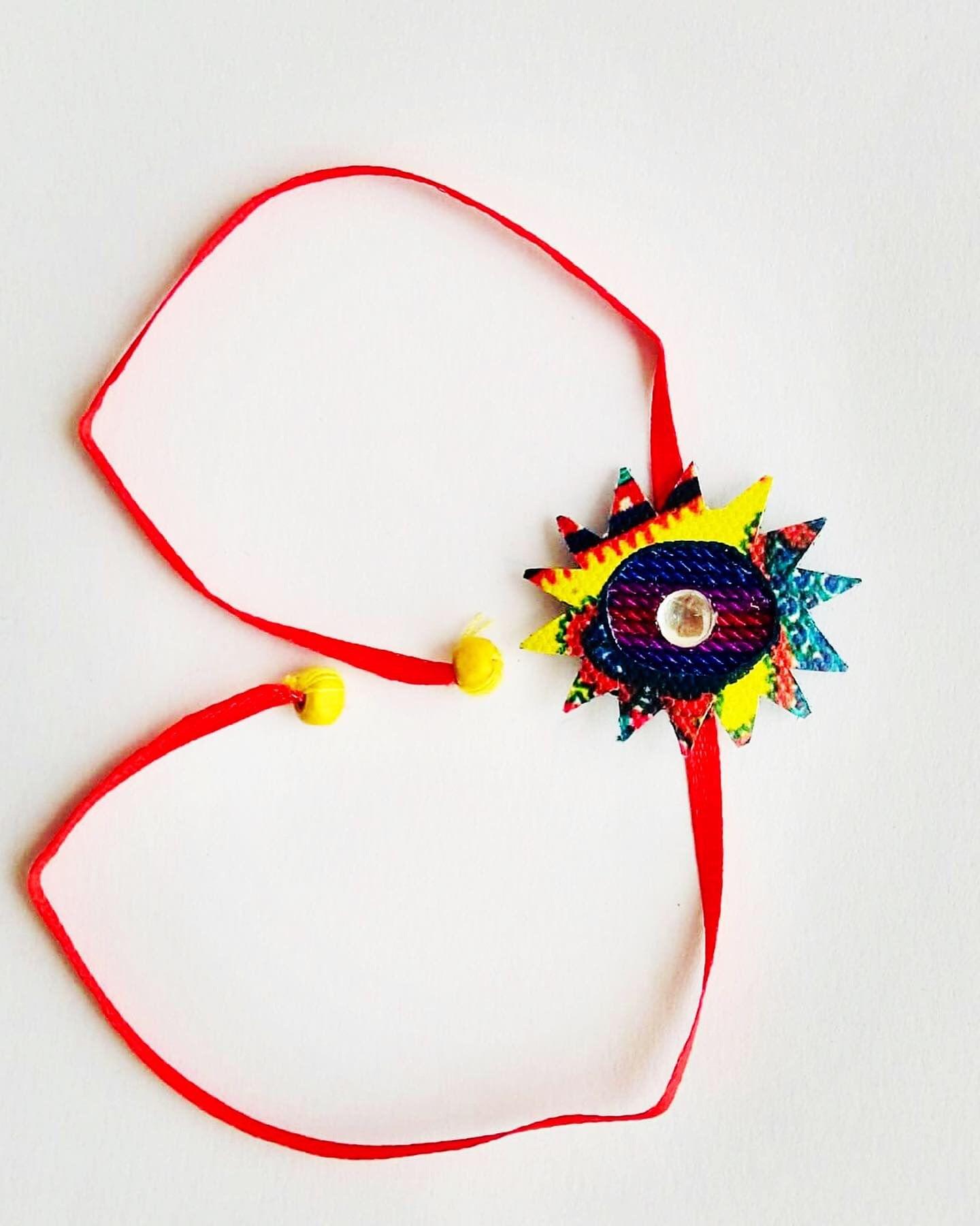 Shimmery' Handmade Rakhi