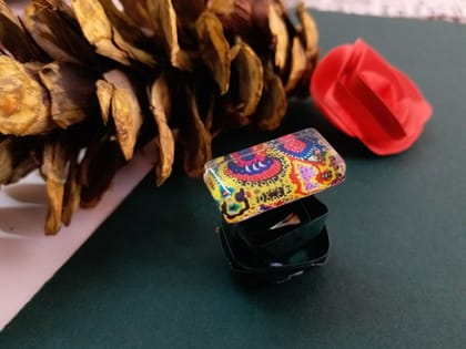 STATEMENT RECTANGLE RING