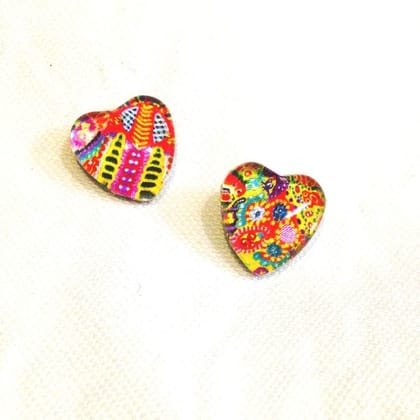 Holi-Heart Studs