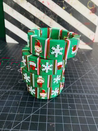 Cheer-me-up Xmas bangles - Green