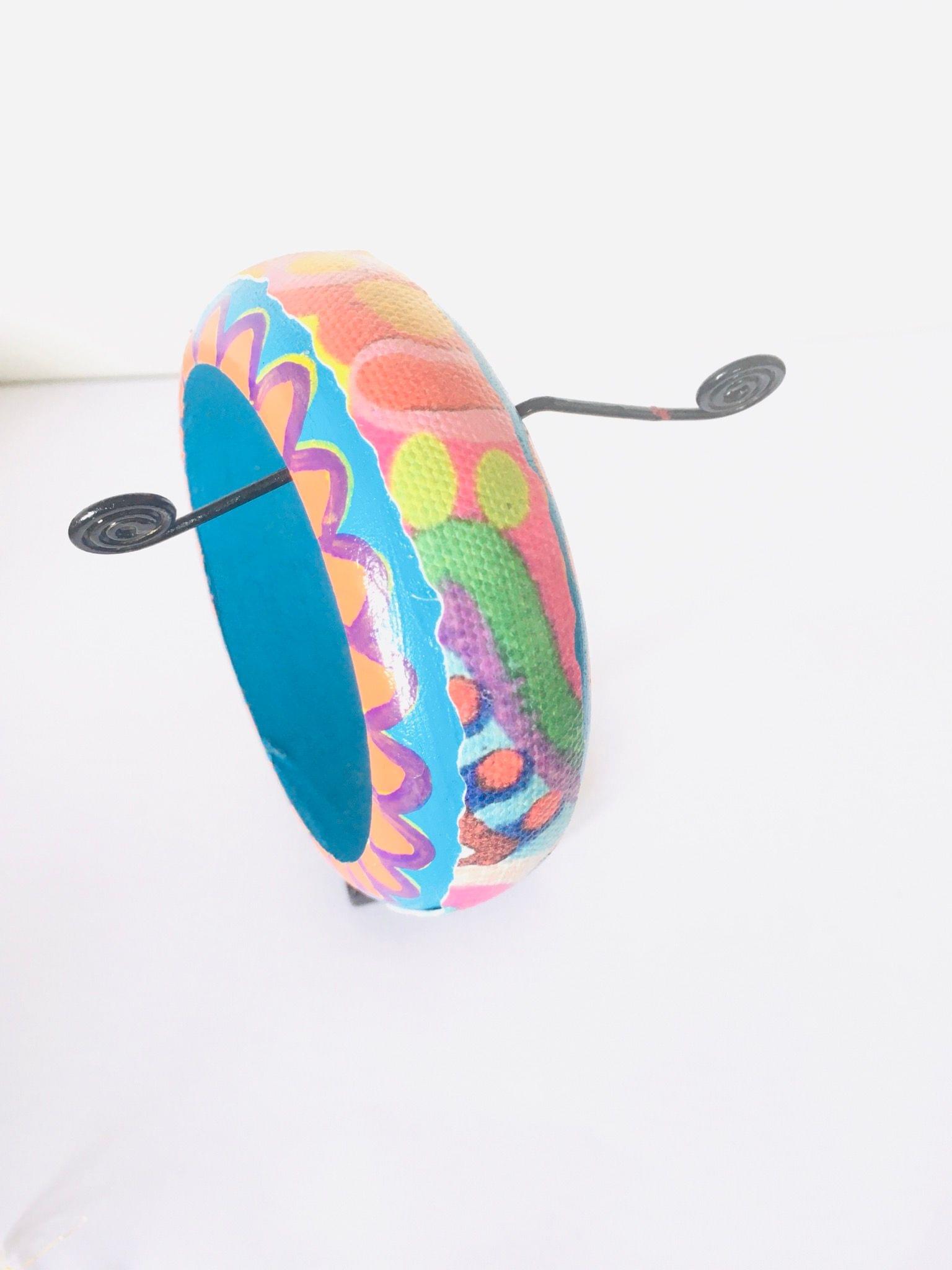 A Quirky Affair -bright blue Bangle