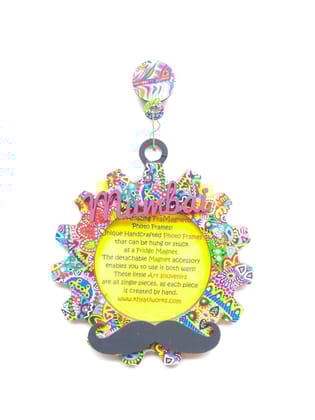 FRAMAGNETO COLORISMA Art Frame WITH MOUSTACHE - mumbai