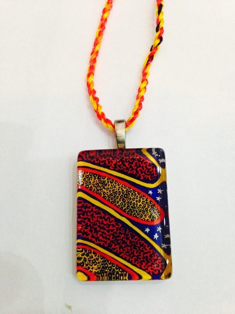 Starry Nites Cuboid Glass Pendant