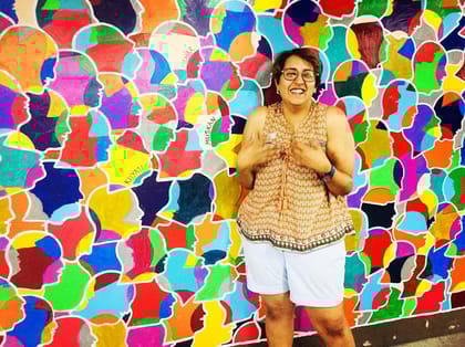 Celebrating Diversity ' Mural at DLF Mall Of India, Noida