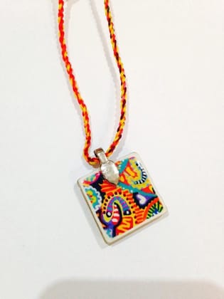 Fresco Square Glass Pendant