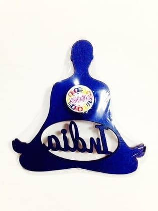 It's all connected Meditation Fridge Magnet