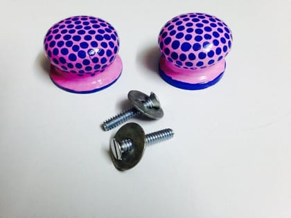 Polka Knobs - Set of 2 Polka Knobs - Set of 2