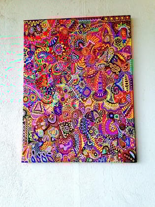 When Colors Speak Canvas Print 18X24 inches