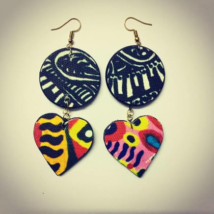 Halo-Heart Earrings - 2