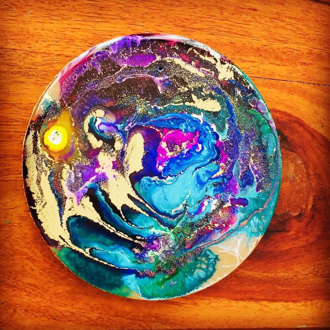 AMAZING RESIN ART COASTER