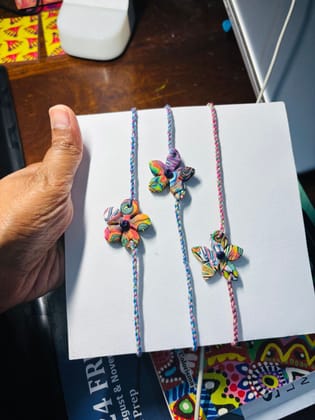 Mitti Ki Phool Rakhi - medium