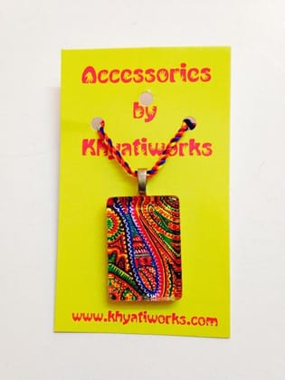 Fluidy Cuboid Glass Pendant