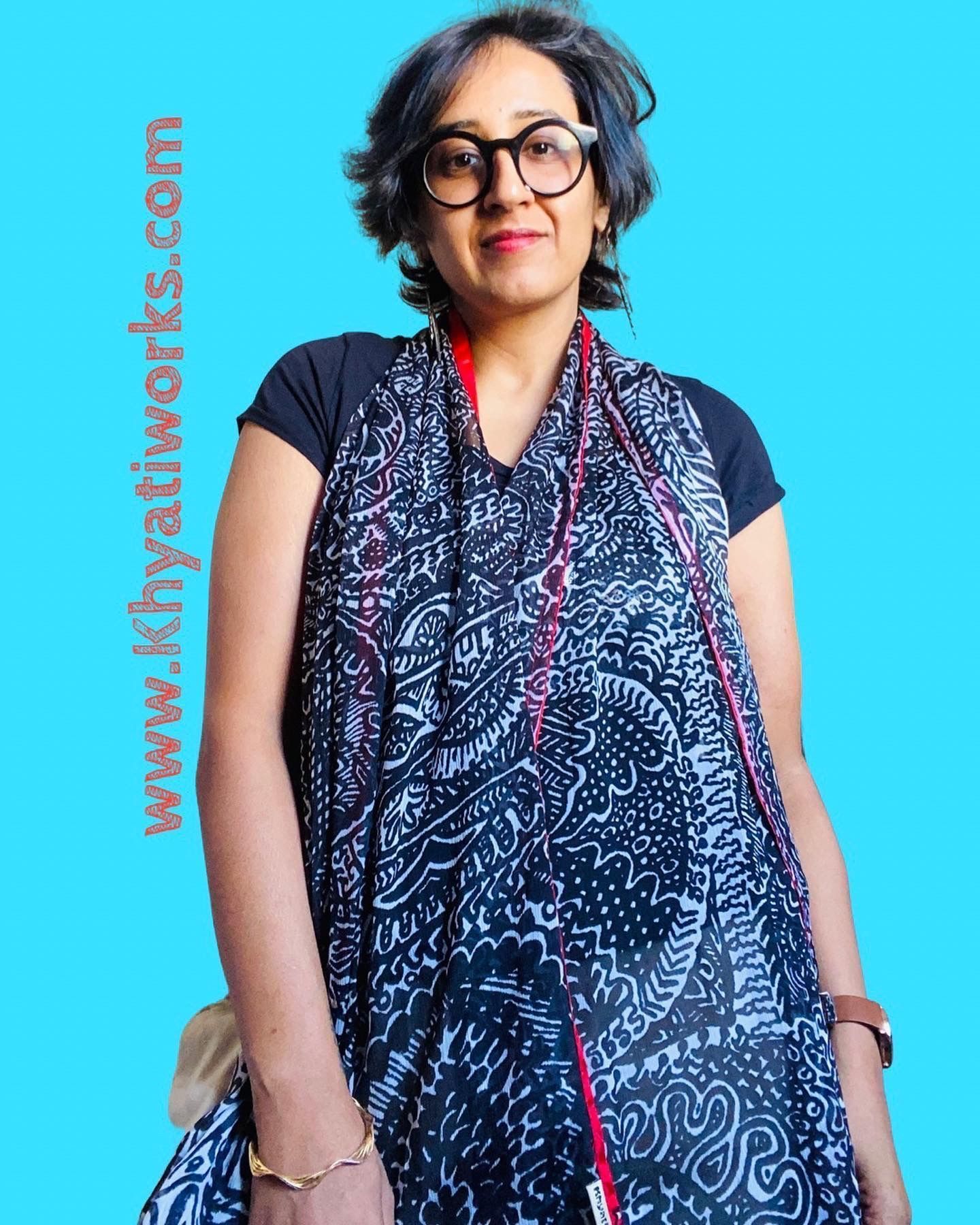 Illu-gination pure Chiffon Stole