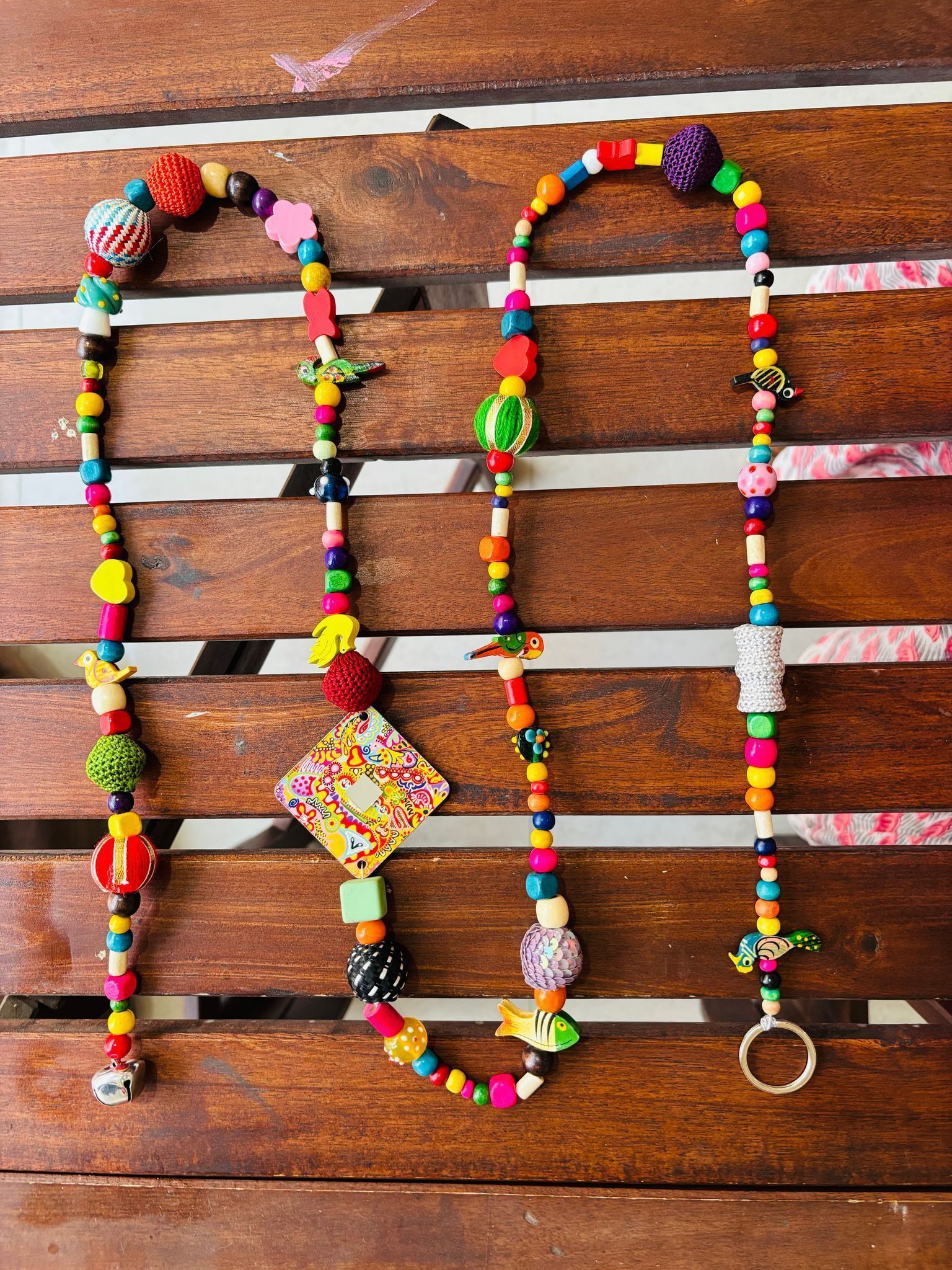 Boho Beaded Wall Hanging – 6 ft Type 1