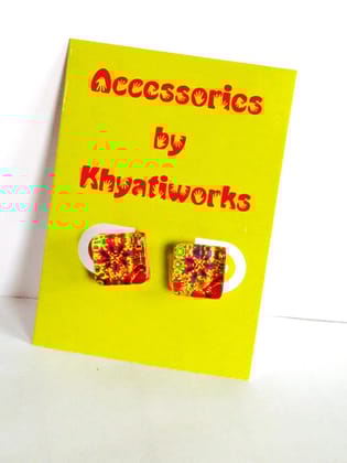 The Phulkari Series - Square Studs