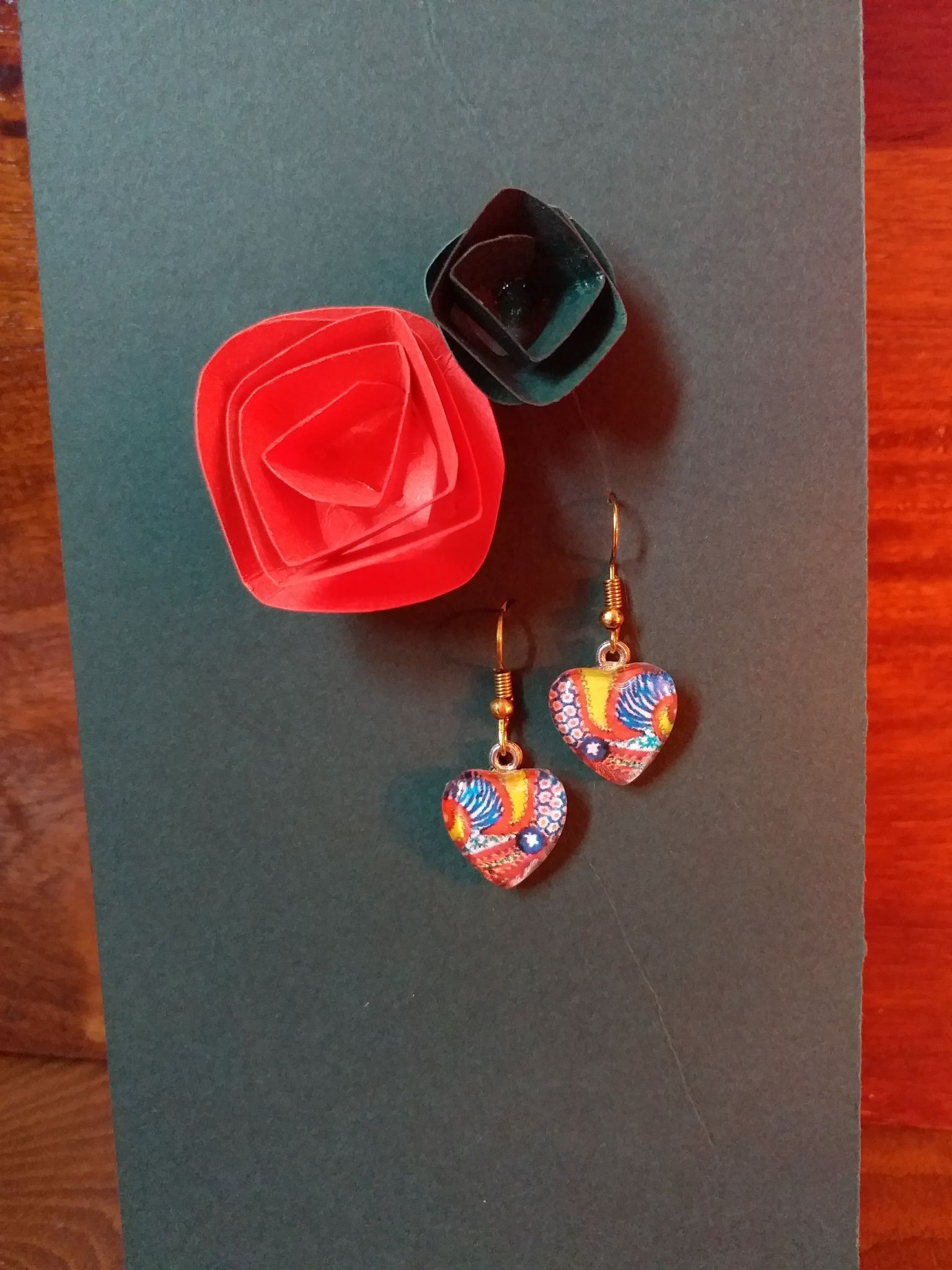 COLORFUL STAR GLASS EARRINGS