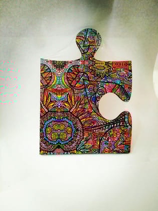 IT'S ALL CONNECTED ARTWORK COASTER - PUZZLE SHAPE