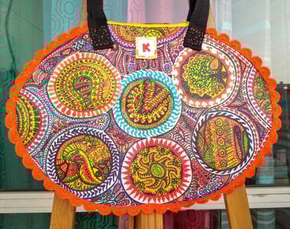 Victorian Paradise ' Oval Tote Bag