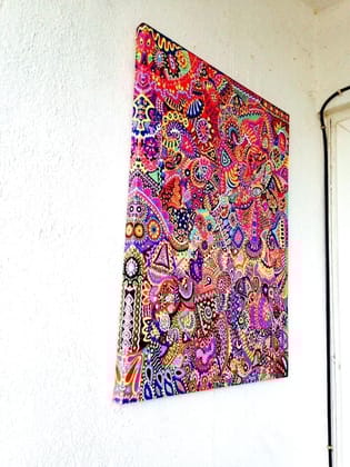 When Colors Speak Canvas Print 18X24 inches