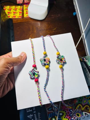 Mitti Ki Phool Rakhi - Small