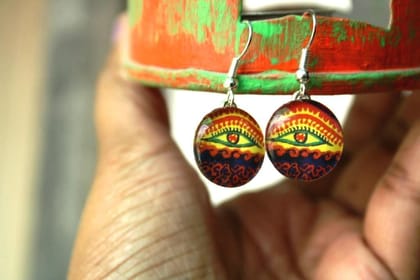 Naina Glass Earrings