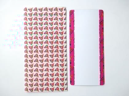 Lakshmi Padam Gift Envelopes and Card - white