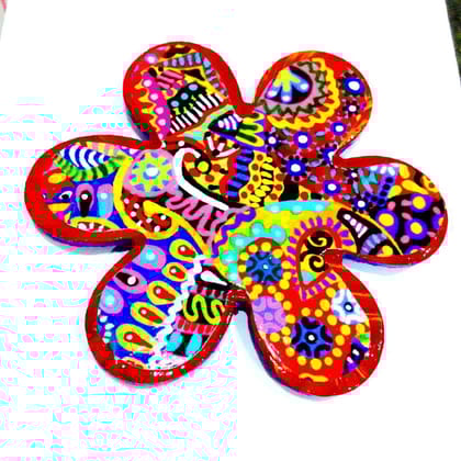 Colorisma Flower Wooden Magnet