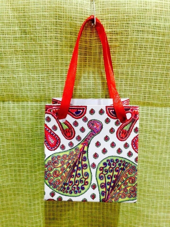 Peacock Plumes Small Gift Bags