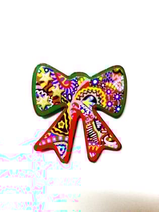 XMas Special Fancy Bow Fridge Magnet