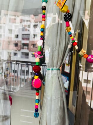 Boho Beaded Wall Hanging – 6 ft Type 2