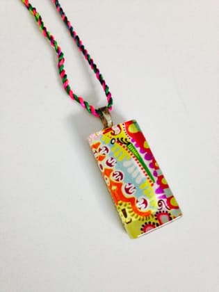 Fresco Rectangle Glass Pendant