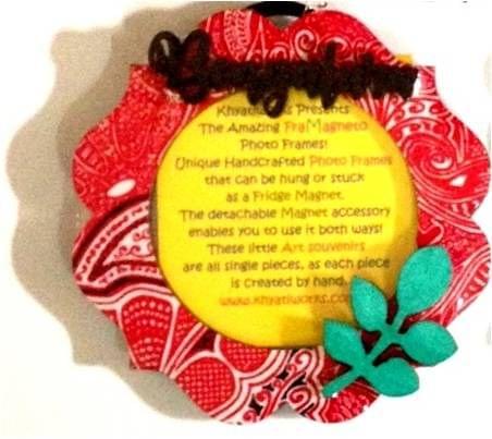 Framagneto Enigma Art Work Bengaluru City Round Frame