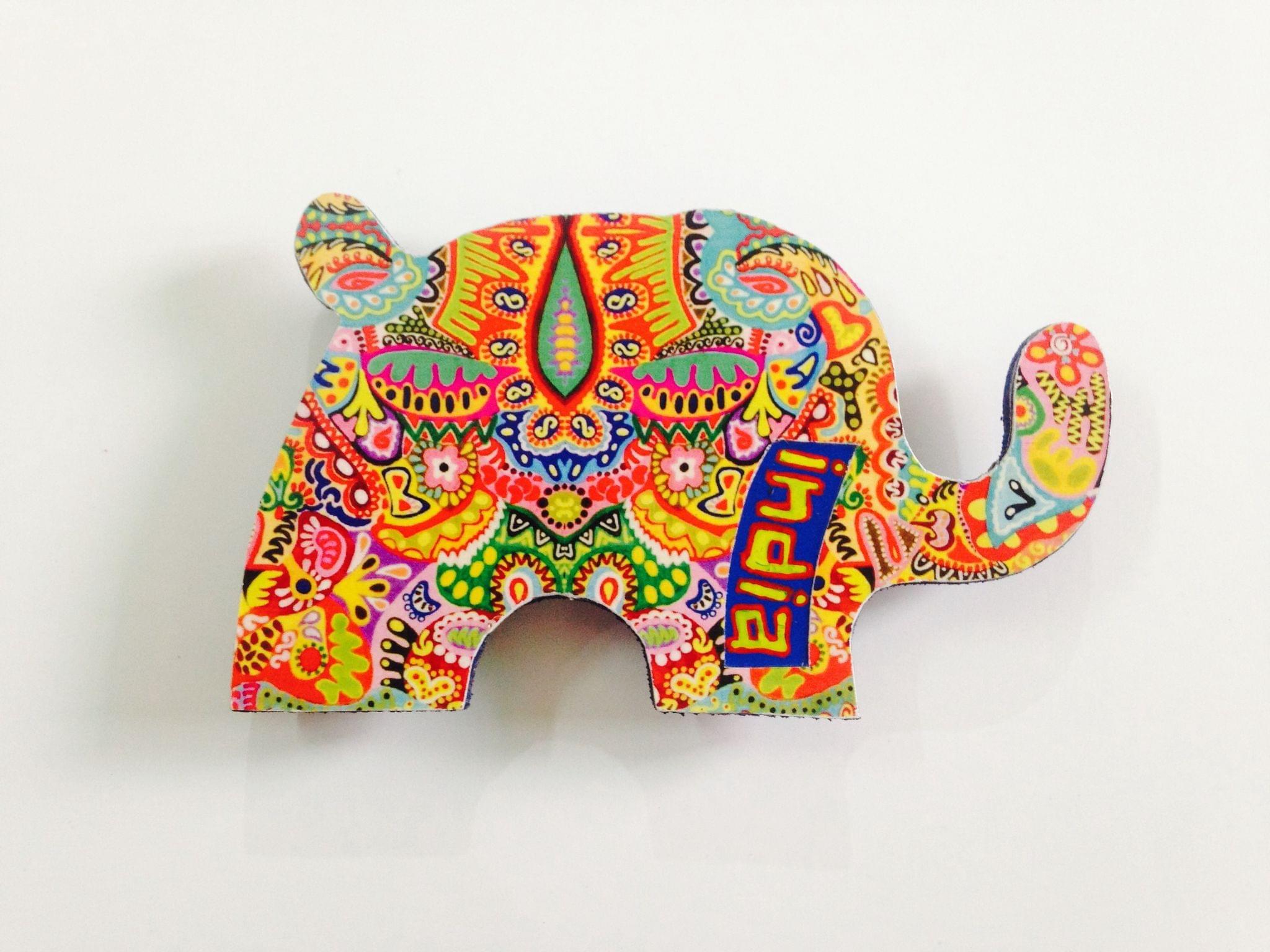 Colorama Elephant India Wooden Magnet