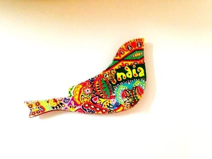 Colorama Birdie India Wooden Magnet