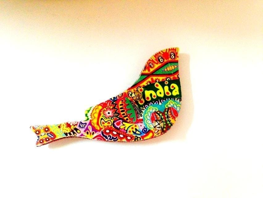 Colorama Birdie India Wooden Magnet